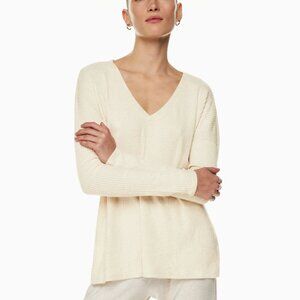 Aritzia The Group by Babaton Traverse Longsleeve - 2022 - Heather Whitecap Grey